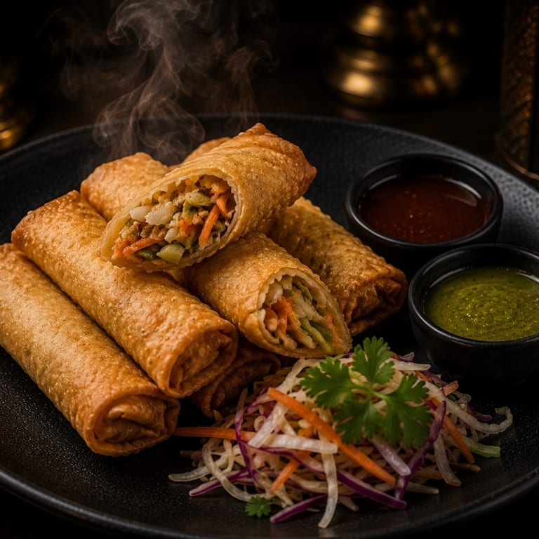 Savor Our Spring Rolls